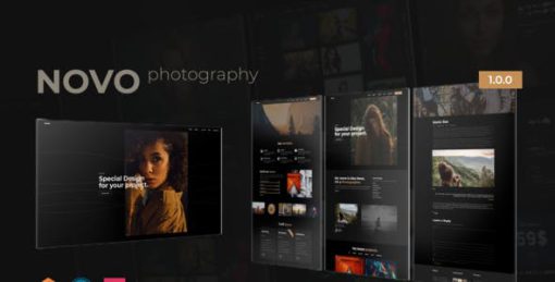 Novo – Photography Elementor Template Kit