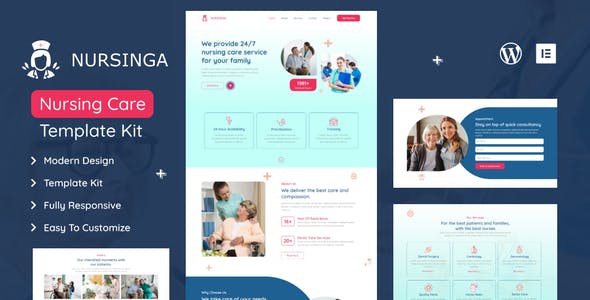 Nursinga – Nursing Home Care & Medical Elementor Template Kit Nursinga – Nursing Home Care & Medical Elementor Template Kit