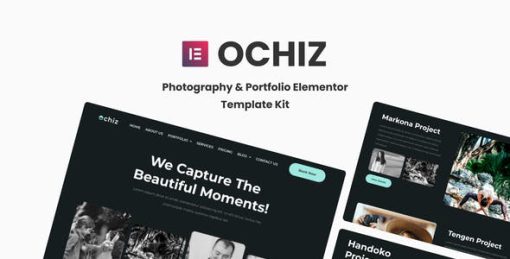 Ochiz – Photography & Portfolio Elementor Template Kit