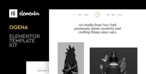 Ogena – Minimal Elementor Template Kit