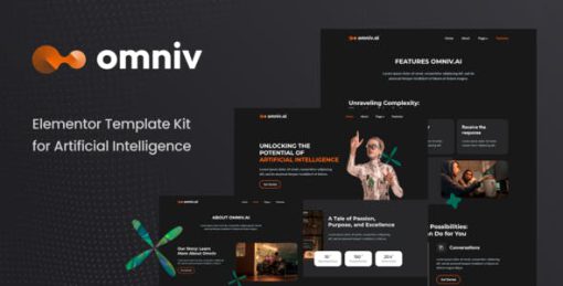Omniv AI – Artificial Intelligence Elementor Template Kit