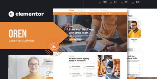 Oren – Creative Business Elementor Template Kit