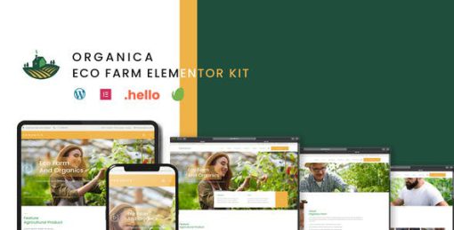 Organica – Eco Farm Elementor Template Kit