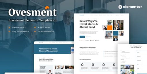Ovesment – Investment & Finance Elementor Template Kit