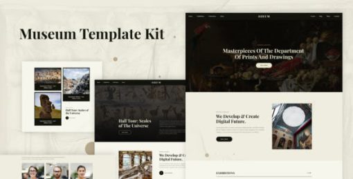 Ozeum – Modern Art Gallery & Museum Elementor Template Kit