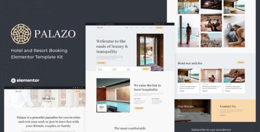 Palazo – Hotel and Resort Booking Elementor Template Kit