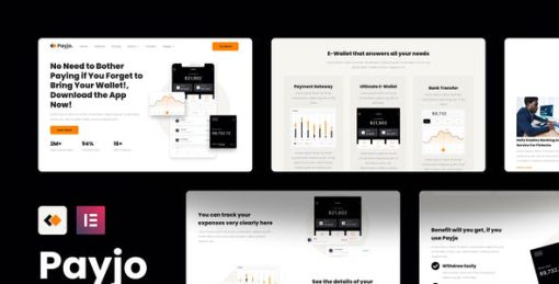 Payjo – Fintech Elementor Template Kit