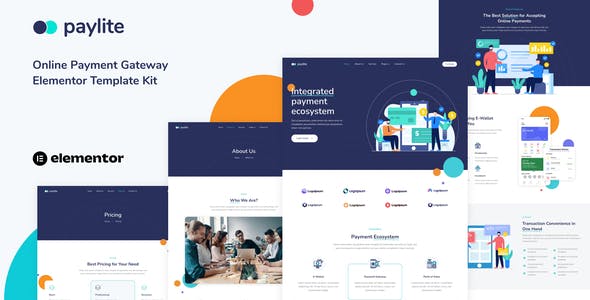 Paylite – Online Payment Gateway Elementor Template Kit Paylite – Online Payment Gateway Elementor Template Kit