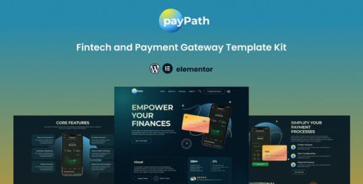 PayPath – Online Payment Gateway Elementor Template Kit