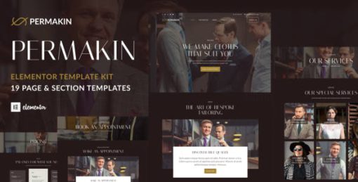 Permakin – Professional Tailor & Clothing Alteration Elementor Template Kit