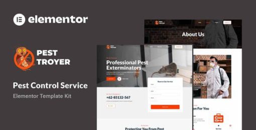Pestroyer – Pest Control Service Elementor Template Kit