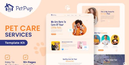PetPup – Pet Care Services Elementor Template Kit