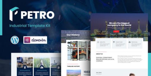 Petro – Industrial Elementor Template Kit