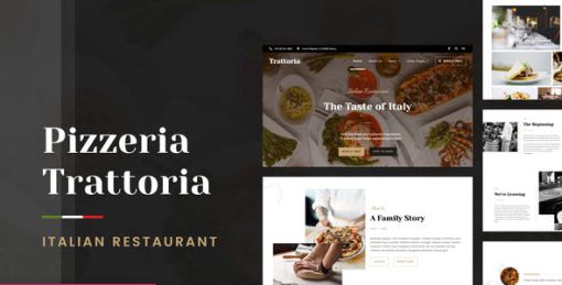 Pizzeria Trattoria – Italian Restaurant Elementor Template Kit