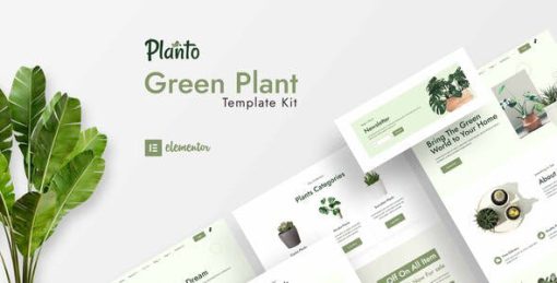 Planto – Green Elementor Template Kit