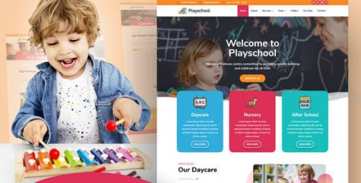 Playschool – Childcare & School Elementor Template Kit