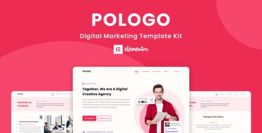 Pologo – Digital Marketing Elementor Template Kit