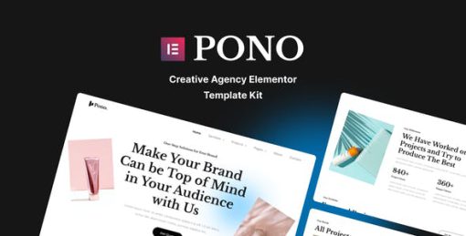 Pono – Creative Agency Elementor Template Kit