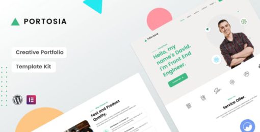 Portosia | Creative Portfolio Template Kit