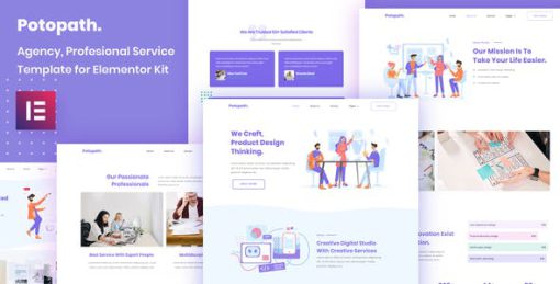 Potopath – Digital Agency Elementor Template Kit