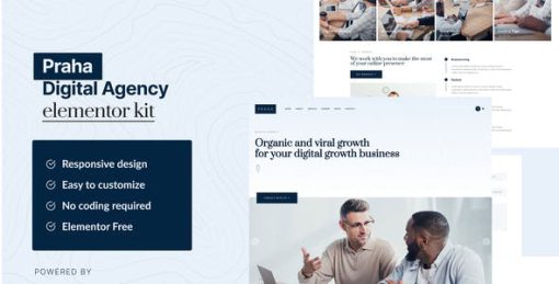 Praha – Digital Agency Elementor Template Kit