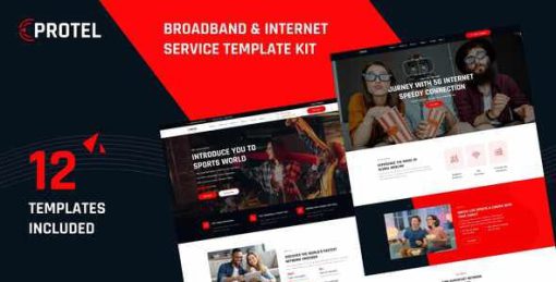 Protel – Broadband & Internet Provider Template Kit