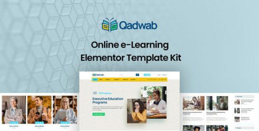 Qadwab – Online e-Learning Elementor Template Kit