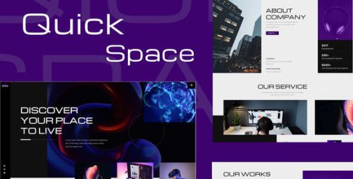 QuickSpace – Creative Business Elementor Template Kit