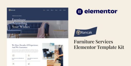 Rancak – Furniture Services Elementor Template Kit