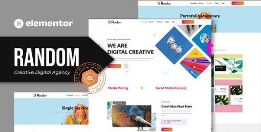 Random – Creative Digital Agency Elementor Template Kit