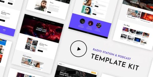 RareRadio | Music & Streaming Elementor Template Kit