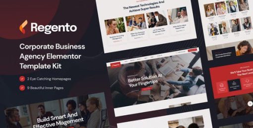 Regento – Business Agency Elementor Template Kit