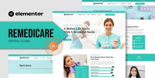 Remedicare – Dentist & Dental Clinic Template Kit