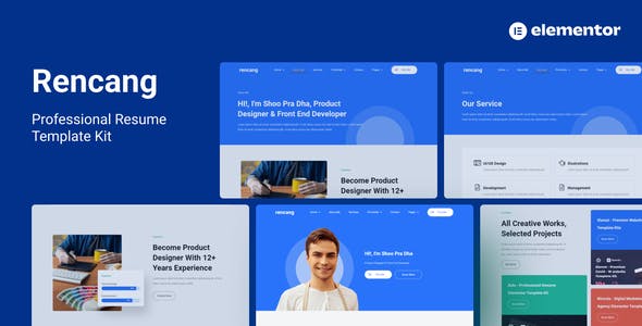 Rencang – CV & Portfolio Elementor Template Kit Rencang – CV & Portfolio Elementor Template Kit