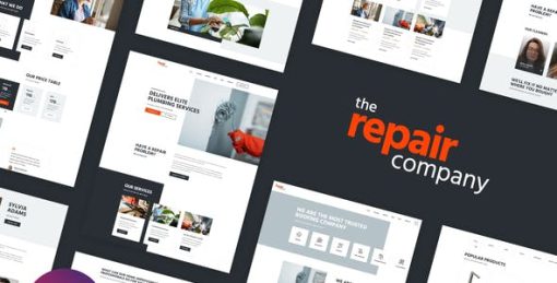 Renovirta – Plumbing & Repair Elementor Template Kit