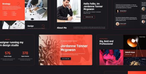 Portfoliode | Personal CV/Resume & Portfolio Elementor Template Kit