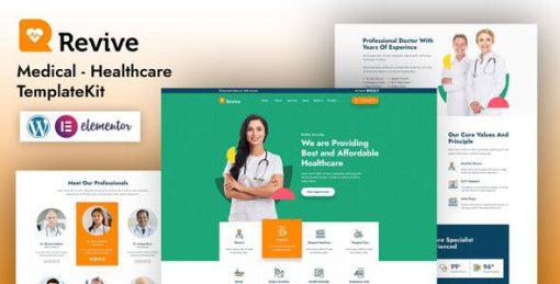 Revive – Medical Elementor Template Kit