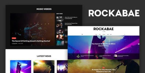 Rockabae – Music Blog & Magazine Elementor Template Kit