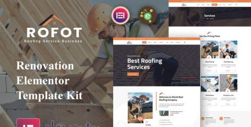 Rofot – Renovation Elementor Template Kit