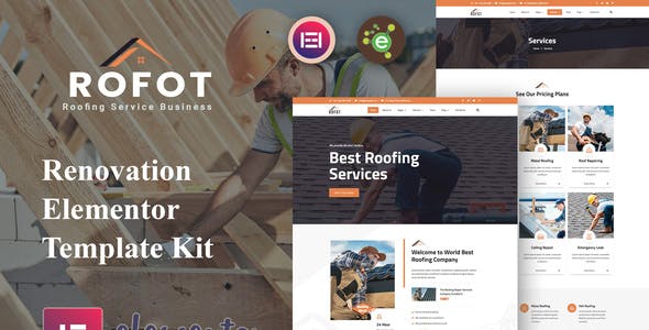 Rofot – Renovation Elementor Template Kit Rofot – Renovation Elementor Template Kit