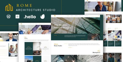 Rome – Modern Interior Elementor Template Kit