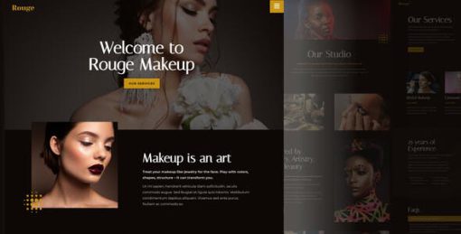 Rouge – Makeup & Beauty Elementor Template Kit