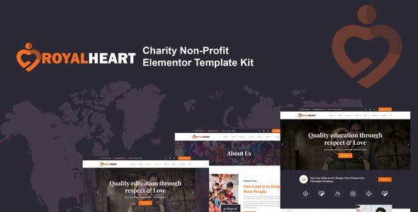 Royalheart – Nonprofit Charity Elementor Template Kit Royalheart – Nonprofit Charity Elementor Template Kit