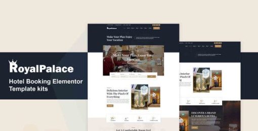 Royalpalace – Hotel Booking Elementor Pro Template Kit