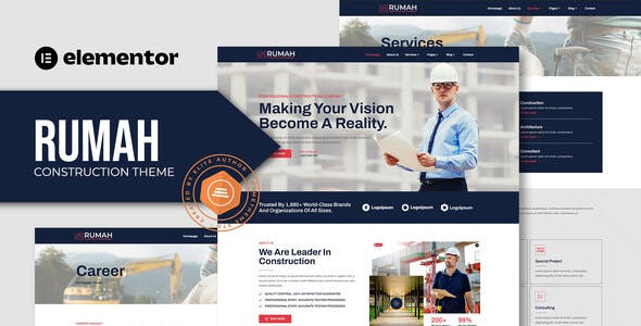 Rumah – Construction Theme Elementor Template Kit Rumah – Construction Theme Elementor Template Kit