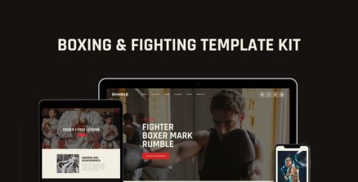 Rumble – Boxing, MMA & Fighting Elementor Template Kit