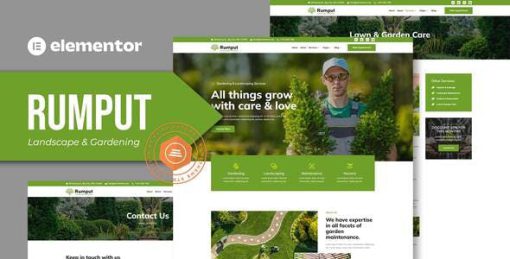Rumput – Landscape & Gardening Services Elementor Template Kit