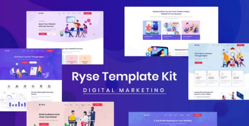 Ryse – SEO & Digital Marketing Elementor Template Kit