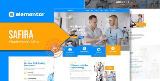 Safira – Physiotherapy Elementor Template Kit