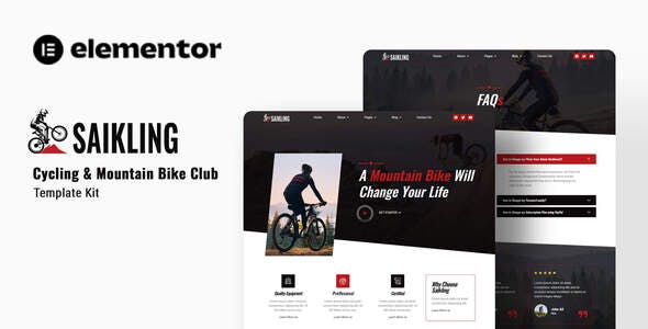 Saikling – Cycling Mountain Bike Club Elementor Template Kit Saikling – Cycling Mountain Bike Club Elementor Template Kit